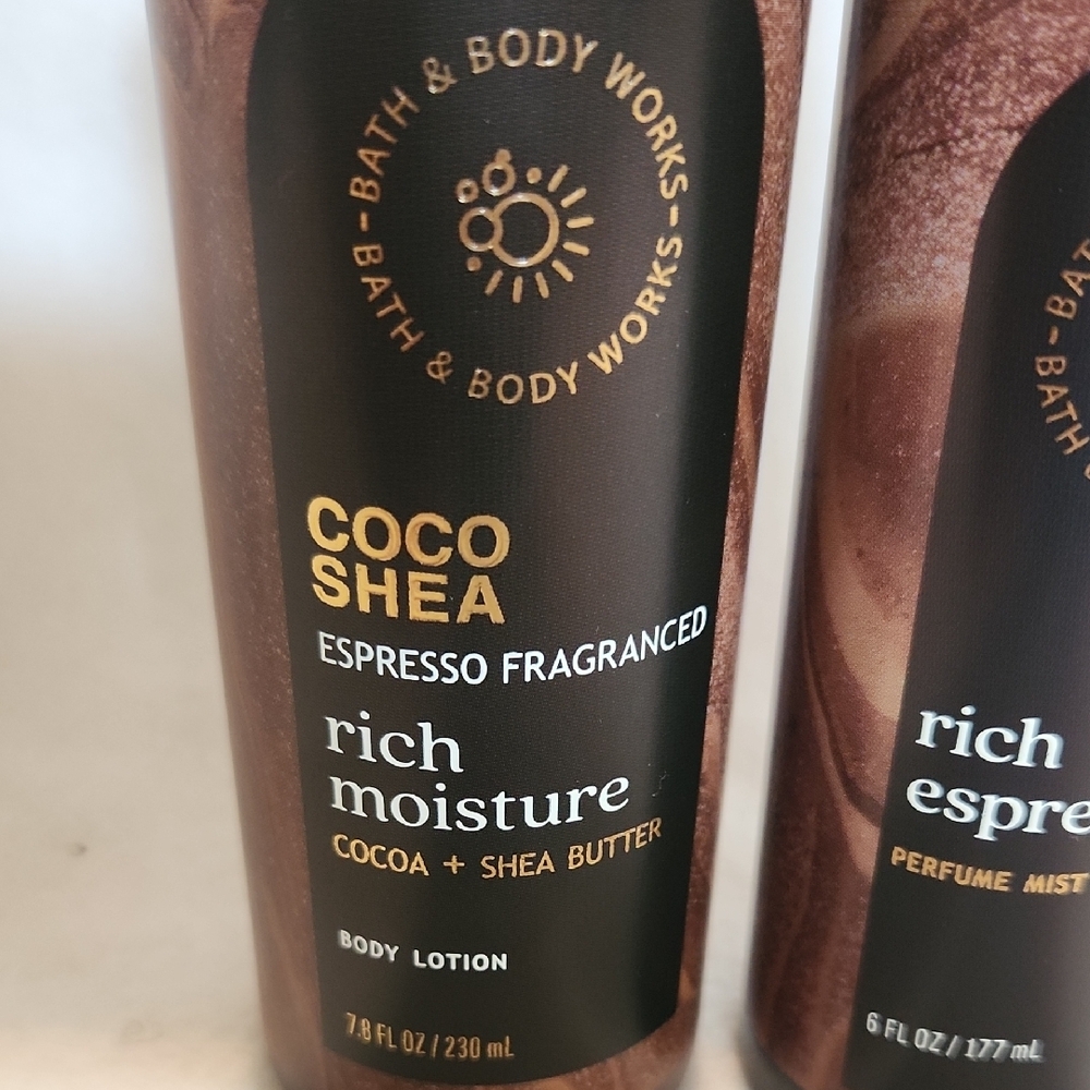 Bath & Body Works Coco Shea Espresso Rich Moisture Set - Picture 2 of 5